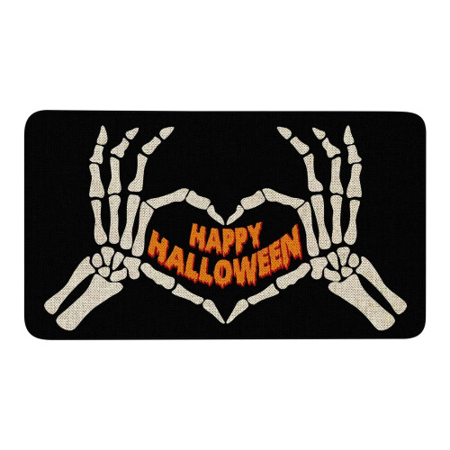 Gothic Halloween Floor Mat – Non-Slip Absorbent Door Mat 1