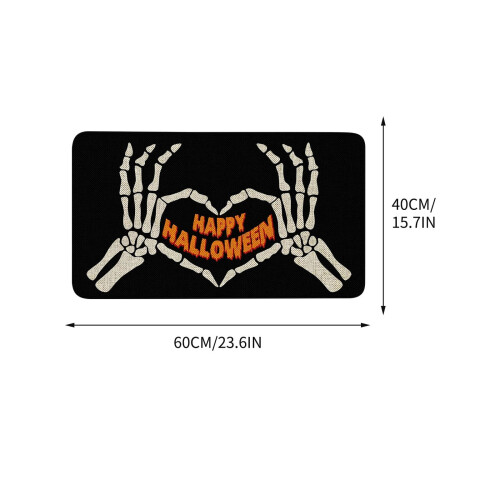 Gothic Halloween Floor Mat – Non-Slip Absorbent Door Mat 2