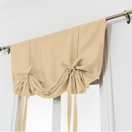 Balloon Roman Curtain Panel – Purple, Adjustable Rod 2