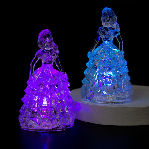 Christmas nightlight acrylic princess decorative 1 piece 2