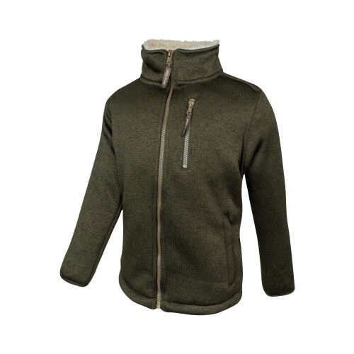 JACK PYKE JACK PYKE Junior Scandinavian Fleece Jacket Dark Olive XL 1