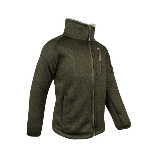 JACK PYKE JACK PYKE Junior Scandinavian Fleece Jacket Dark Olive XL 2