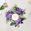 Artificial Rose Candle Ring Wreath 25 cm 4
