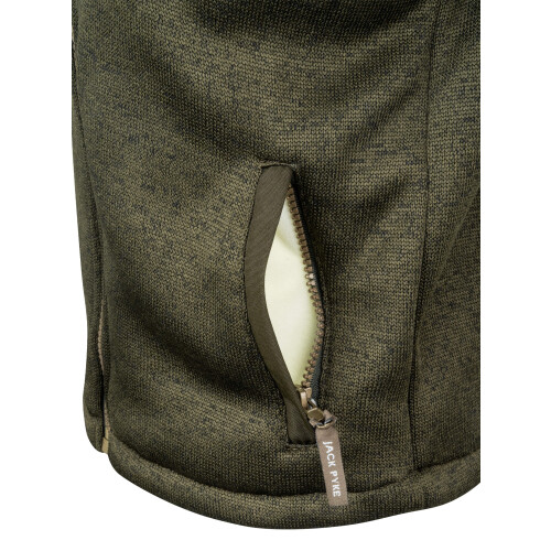 JACK PYKE JACK PYKE Junior Scandinavian Fleece Jacket Dark Olive Small 1