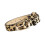 Patchworked Leopard Waistband Rivets-Leopard gold buckle 1