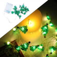 20 LED-es meleg fehér elemes karácsonyi fények