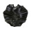 Ceramic Coral Vase Black 12.6 x 14.4 cm 1