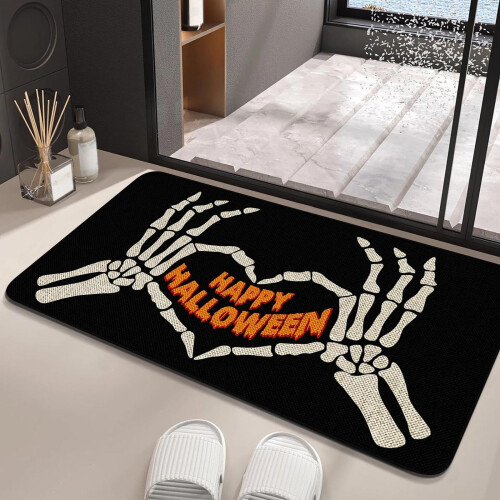 Gothic Halloween Floor Mat – Non-Slip Absorbent Door Mat