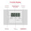 Kitchen Large LCD Digital Kitchen Countdown Timer Stopwatch Alarms Convenient Cooking Alarms Clock 4