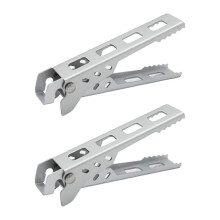 2pcs Outdoor Camping Anti-scalding Pot and Bowl Gripper, compatible for Hiking