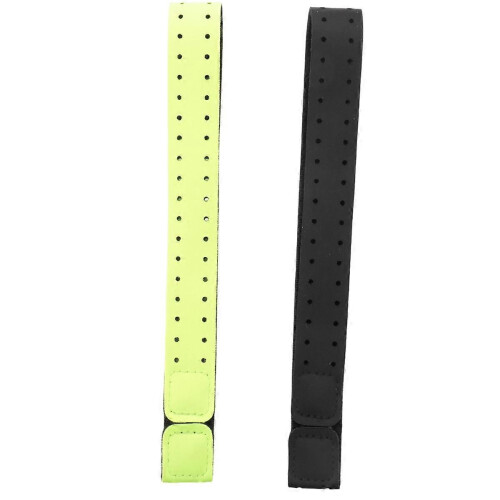 2Pcs Adjustable and Breathable Replacement Armband (Black+ Green) 2