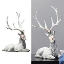 Resin Deer Christmas Ornament Decoration 1 piece