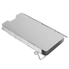 9 placas, cocina plegable para exteriores, estufa de gas para camping, pantallas cortavientos
