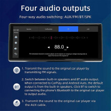 Car 8.1 Inch Bluetooth Screen GPS Navigation Display