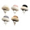 Outdoor Furry Hat Thickened Insulation Portable Foldable-Gray 2