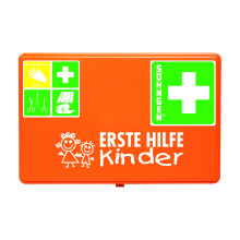 Söhngen Verbandskasten Kindergarten, Erste-Hilfe-Koffer mit Kinder-Füllung (bis 6 Jahre), aluderm-aluplast Verbandstoffe in Kindgrößen