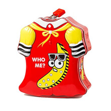Medium Owl Shaped Metal Piggy Bank with Lock and Key, Decorative Coin Bank for Home