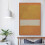 Mark Rothko lerretsbilde – gul hvit brun, 20x 5