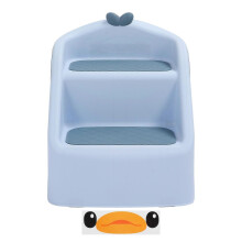 3 In 1 Toilet Potty Training Stool Slip Proof Folding 2 Step Sink Toilet Stool for Baby Bathroom Blue