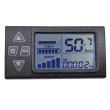 36V 48V S861 Lithiumbatterie LCD-FlüSsigkristall-Elektrofahrzeug-Mountainbike-Roller-Tachometer
