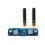 Placa de desarrollo RF de doble banda compatible con M5Stack Cardputer ADV, módulo 2.4G NRF24 + 433M 1