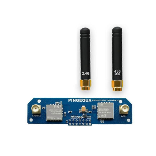 Placa de desarrollo RF de doble banda compatible con M5Stack Cardputer ADV, módulo 2.4G NRF24 + 433M