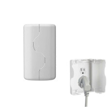 Copripresa a prova di guasto, sistema di doppia chiusura, placche per prese elettriche duplex e decorative,