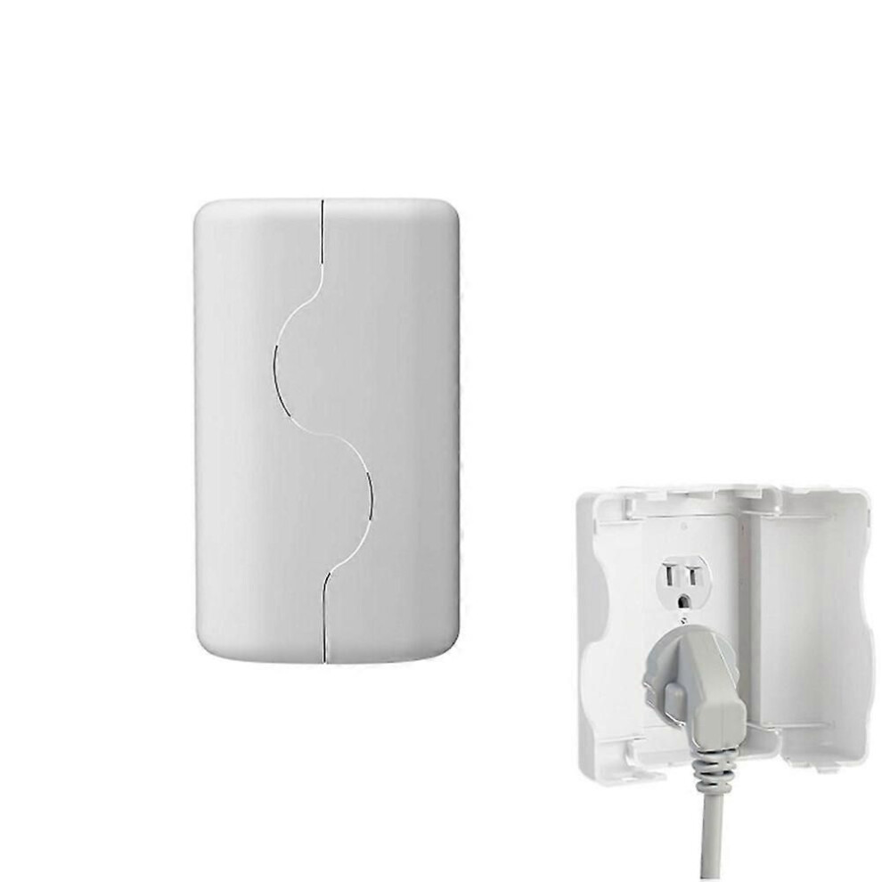 Proof Outlet Cover, Double Lock System, Duplex & Decorator Electrical Outlet Plates, Indoor Wall Outlet Covers Box 1pcs