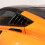 Car Rear Side Window Louvers for  Corvette C7 2014-2019 Triangular Window Glass Blinds (Bright Black) 5