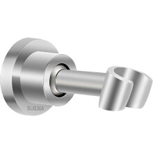 Soporte universal ajustable para cabezal de ducha de acero inoxidable 304, compatible con ducha de mano.