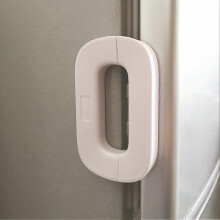 Serratura per porta del congelatore del frigorifero compatibile con i bambini, chiusura di sicurezza