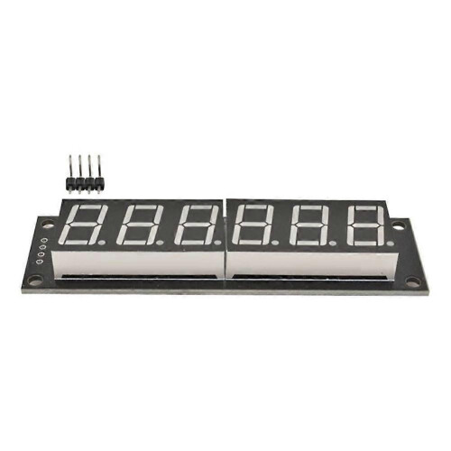 TM1637 6-Digit 0.56 Inch 7 Segments Digital Tube Clock Module White LED Display