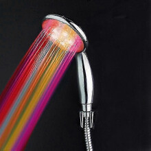 LED Shower Head with 7 Color Lights, High Pressure Rain Mode Saves 40% Water