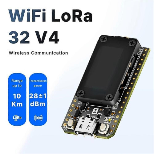 Meshtastic Heltec LoRa 32 V4 ESP32 SX1262 0.96inch OLED Solar Powered Dev-Board Kit Mesh Network WiFi LoRa BLE 2