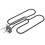 Weber Q1400 Q140 Electric Grill Heating Element Replacement - EU Plug BBQ Grill Heating Pipe 1