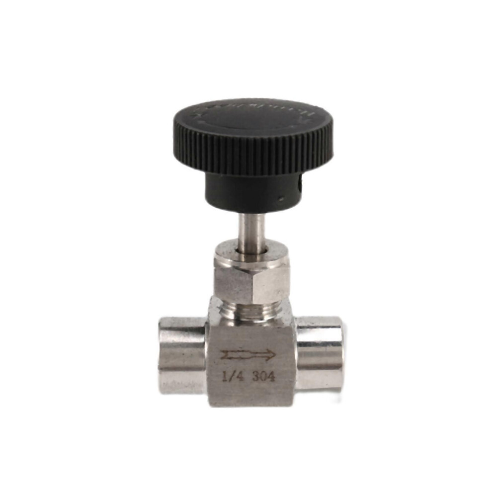 1/4 Inch Bsp Equal Female Thread Ss 304 Stainless Steel Flow Control Shut Off Needle Valve 9319739699821