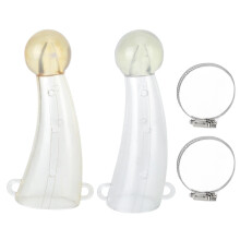 Copertura protettiva anti-corno in silicone compatibile con vitello, bovino, toro, mucca, accessorio
