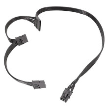 Cavo di alimentazione PCIe da 6 pin maschio a 3 SATA compatibile con Focus-Series, M12II Series, PRIME,
