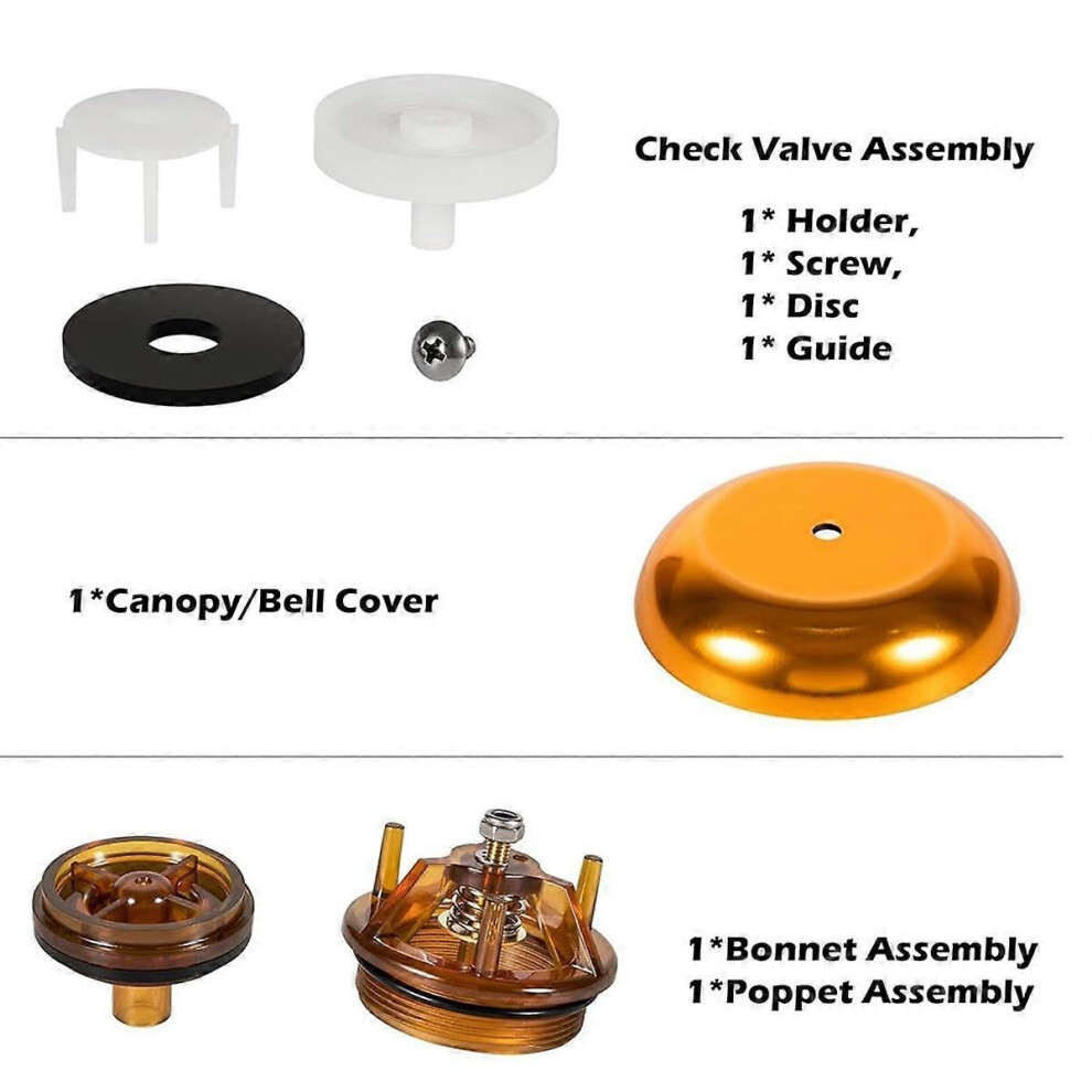 905-212 905-052 1Inch & 1-1/4Inch Bonnet & Poppet Repair Kit For 765 Pvb 1Inch & 1-1/4Inch Backflow Preventer 9319739699241