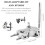 Complete Drum Accessory Set Clamp Cowbell and Stick Included 3