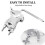 Complete Drum Accessory Set Clamp Cowbell and Stick Included 7