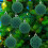 Flocked Christmas Ornaments 6cm Brown 12-Pack 5