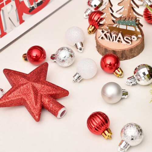 Weihnachtskugel-Dekoration, 30 Stück, 1,2 x 1,2 Zoll 2