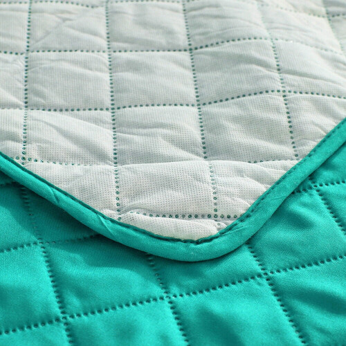 Funda reversible acolchada para sofá de 3 plazas, resistente al agua. 2
