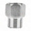 1/2 Inch Stainless Steel Pipe Adapter Connector with G1/2 Threaded Fitting 1