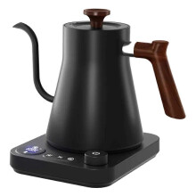 Elektrisk vattenkokare med svanhals 900 ml handbryggd kaffekanna smart tekanna temperaturkontroll snabbvärmande