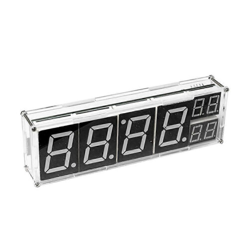 DIY Kit Electronic ESP8266 Network Clock WiFi Module 8-Bit Digital Tube Display Time Temperature Practice Kit