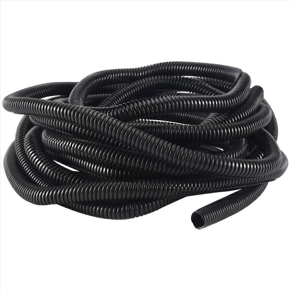 20 Ft Split Wire Conduit Polyethylene Tubing Black 10Mm Inner Diameter 9319739701593