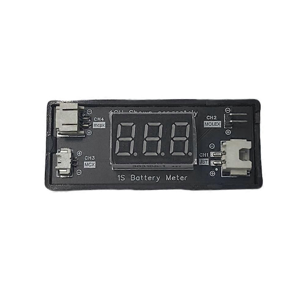 1S Lithium Battery Voltage And Capacity Tester With 1S Digital Display Supporting Life, Lipo, And Lihv Batteries 9319739644562