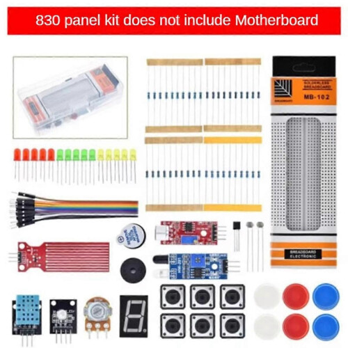 For R3 Development Board Started Kit 830 Hole Breadboard Parts Kit Kit,A 2
